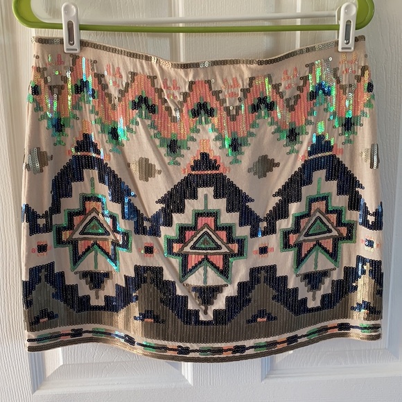 express sequined skirt size M NWT - Picture 6 of 7